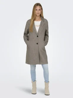 Only Jacken*ONLSEDONA CARRIE COAT OTW NOOS Walnut