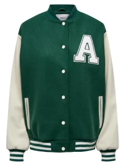 Only Jacken*ONLSILJA LIFE BOMBER JACKET CC OTW green jacket