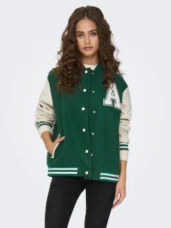 Only Jacken*ONLSILJA LIFE BOMBER JACKET CC OTW green jacket