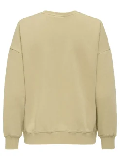 Only Pullover & Sweatshirts*ONLSINNA L/S O-NECK PRINT BOX SWT pumice stone