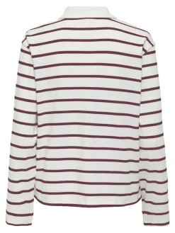 Only Shirts*ONLSIRA L/S POLO JRS burgundy