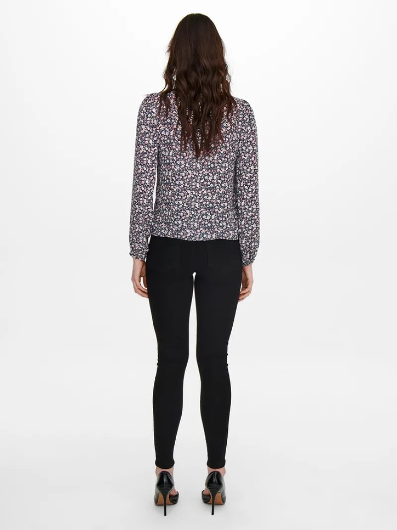 Only Blusen*ONLSONJA LIFE L/S BUTTON TOP PTM night sky2