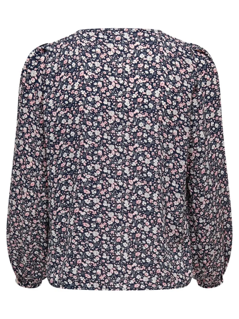 Only Blusen*ONLSONJA LIFE L/S BUTTON TOP PTM night sky2