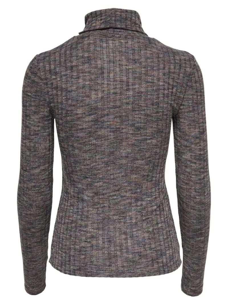 Only Shirts*ONLSTINNE L/S ROLLNECK TOP JRS India Ink-Space dye