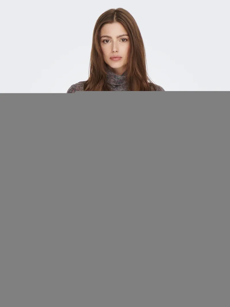 Only Shirts*ONLSTINNE L/S ROLLNECK TOP JRS India Ink-Space dye