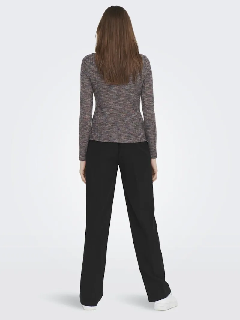 Only Shirts*ONLSTINNE L/S ROLLNECK TOP JRS India Ink-Space dye