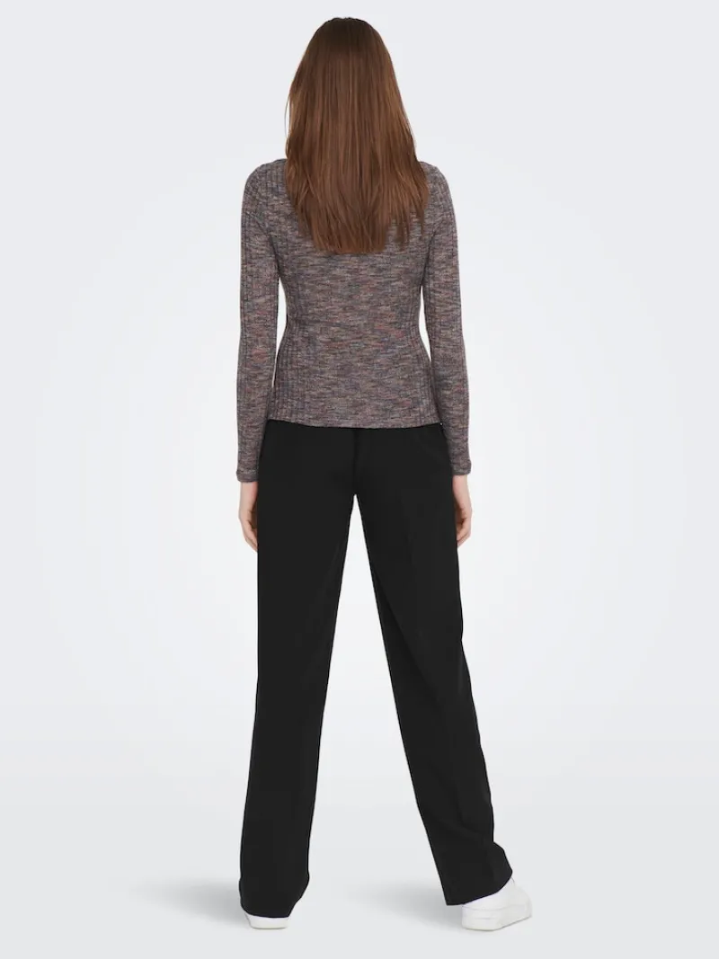 Only Shirts*ONLSTINNE L/S ROLLNECK TOP JRS India Ink-Space dye