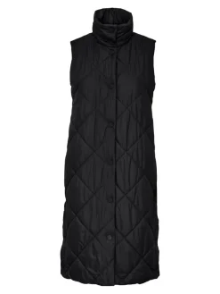 Only Westen*ONLTANZIA QUILTED WAISTCOAT CC OTW Black