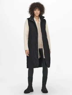 Only Westen*ONLTANZIA QUILTED WAISTCOAT CC OTW Black