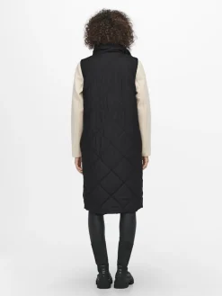 Only Westen*ONLTANZIA QUILTED WAISTCOAT CC OTW Black