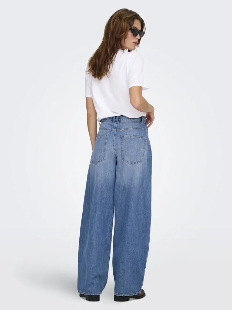 Only Jeans*ONLTAYLOR HW BARREL DNM PIM678 NOOS Medium Blue Denim