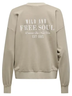 Only Pullover & Sweatshirts*ONLTUSINDA L/S O-NECK CC UB SWT Pure Cashmere