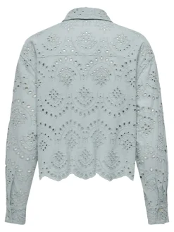 Only Blusen*ONLVALAIS L/S SHIRT WVN NOOS abyss