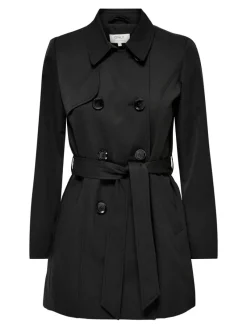 Only Jacken*ONLVALERIE TRENCHCOAT OTW NOOS Black