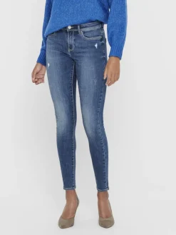 Only Jeans*ONLWAUW MID SKINNY BJ114-3 NOOS Medium Blue Denim