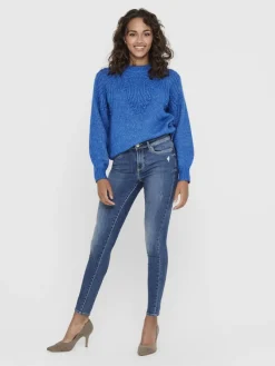 Only Jeans*ONLWAUW MID SKINNY BJ114-3 NOOS Medium Blue Denim