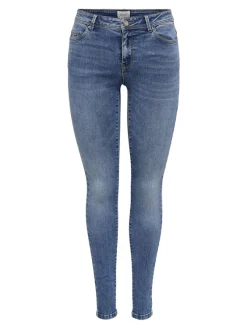 Only Jeans*ONLWAUW MID SKINNY DNM BJ370 NOOS Medium Blue Denim