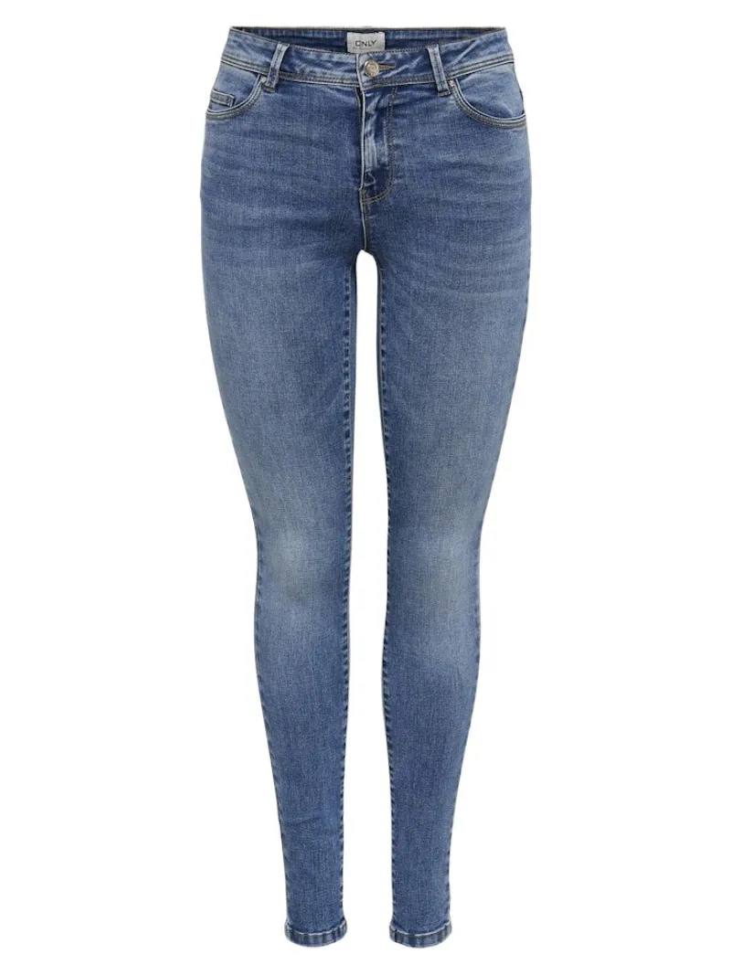 Only Jeans*ONLWAUW MID SKINNY DNM BJ370 NOOS Medium Blue Denim