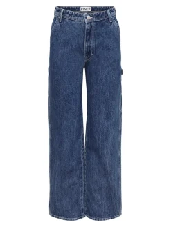 Only Jeans*ONLWEST HW CARPENTER STR DNM DOT507 Medium Blue Denim