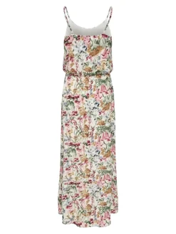 Only Kleider*ONLWINNER LIFE S/L MAXI DRESS NOOS WVN cloud dancer1
