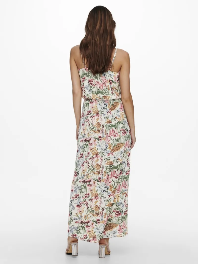 Only Kleider*ONLWINNER LIFE S/L MAXI DRESS NOOS WVN cloud dancer1