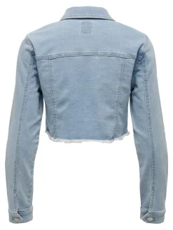Only Jacken*ONLWONDER LS CROPPED DNM JACKET GUA NOOS Light Blue Denim