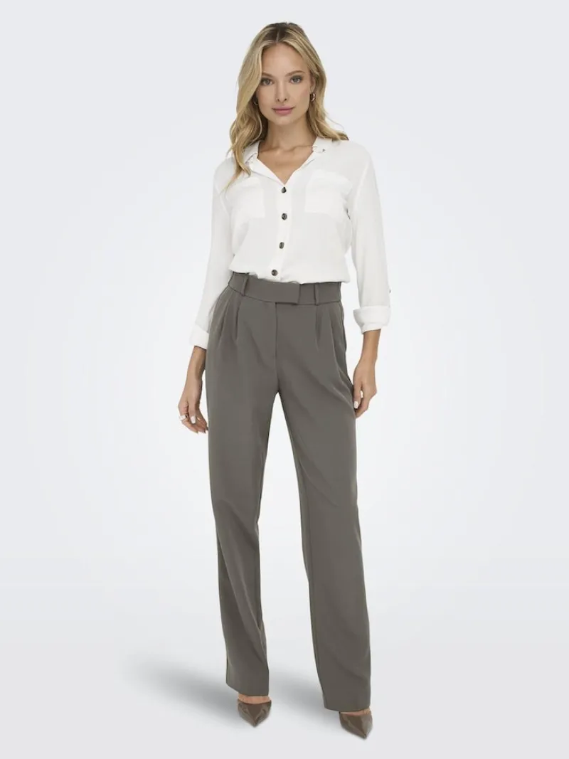 Only Blusen*ASMIN SHIRT L/S WVN NOOS Snow White