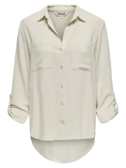 Only Blusen*ASMIN-SIESTA LS LI BL SHIRT PNT NOOS moonbeam