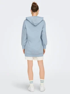Only Pullover & Sweatshirts*ONLZOEY LS DREAMER OVERSIZE SWT TUNIC CS Dusty Blue