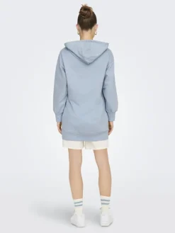Only Pullover & Sweatshirts*ONLZOEY LS DREAMER OVERSIZE SWT TUNIC CS Dusty Blue