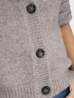 Only Pullover & Sweatshirts*ONLZOEY L/S REGULAR CARDIGAN KNT NOOS woodsmoke