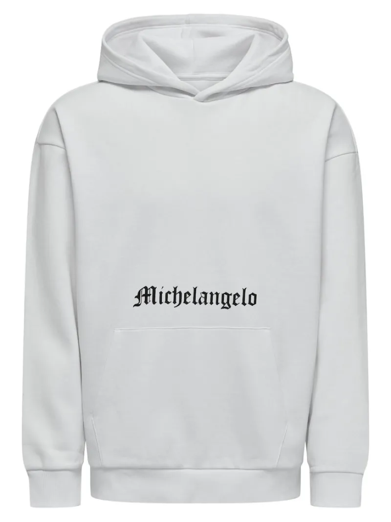 Only & Sons Pullover & Sweatshirts*ONSAPOH LIFE RLX SWEAT HOODIE white