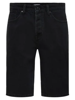 Only & Sons Shorts*ONSAVI SHORTS BLACK PK 1899 Black Denim