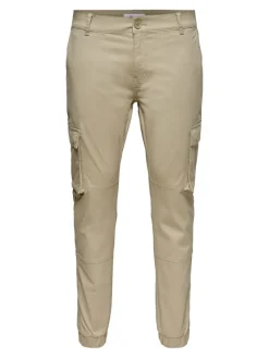 Only & Sons Big Boys|Hosen*ONSCAM STAGE CARGO CUFF LIFE 6687 NOOS chinchilla