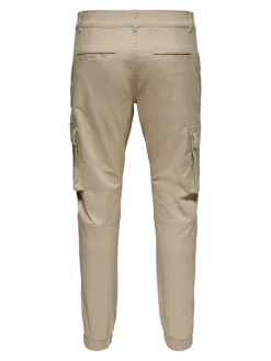 Only & Sons Big Boys|Hosen*ONSCAM STAGE CARGO CUFF LIFE 6687 NOOS chinchilla