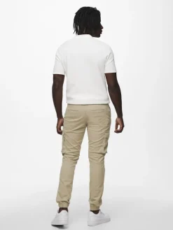 Only & Sons Big Boys|Hosen*ONSCAM STAGE CARGO CUFF LIFE 6687 NOOS chinchilla