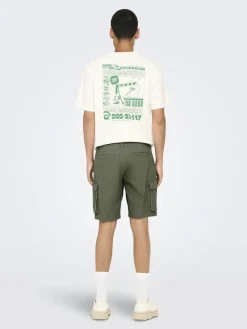 Only & Sons Shorts*ONSCAM STAGE CARGO SHORTS 6689 LIFE NOOS Deep Lichen Green