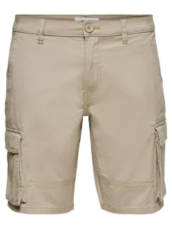 Only & Sons Shorts*ONSCAM STAGE CARGO SHORTS 6689 LIFE NOOS grau1