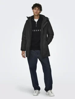 Only & Sons Jacken*ONSCARL LIFE PARKA OTW Black