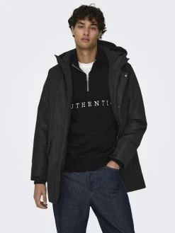 Only & Sons Jacken*ONSCARL LIFE PARKA OTW Black