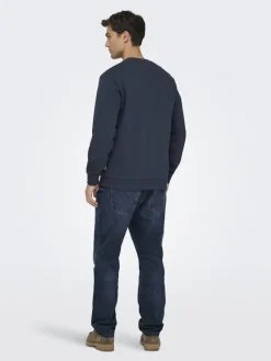 Only & Sons Pullover & Sweatshirts*ONSCERES CREW NECK NOOS Blue Nights