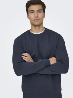 Only & Sons Pullover & Sweatshirts*ONSCERES CREW NECK NOOS Blue Nights
