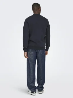 Only & Sons Pullover & Sweatshirts*ONSCERES REG ZIP BOMBER JCK NOOS Black