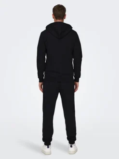 Only & Sons Pullover & Sweatshirts*ONSCERES ZIP THR. HOODIE SWEAT NOOS Black