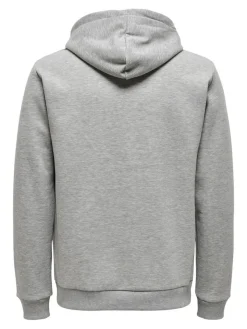 Only & Sons Pullover & Sweatshirts*ONSCERES ZIP THR. HOODIE SWEAT NOOS Light Grey Melange