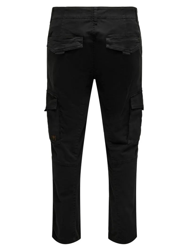 Only & Sons Hosen|Big Boys*ONSDEAN LIFE TAP CARGO 0032 PANT NOOS Black