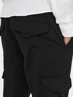 Only & Sons Hosen|Big Boys*ONSDEAN LIFE TAP CARGO 0032 PANT NOOS Black
