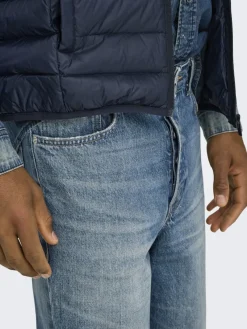 Only & Sons Jeans*ONSEDGE STR MB GREEN 2341 TAI DNM NOOS Medium Blue Denim