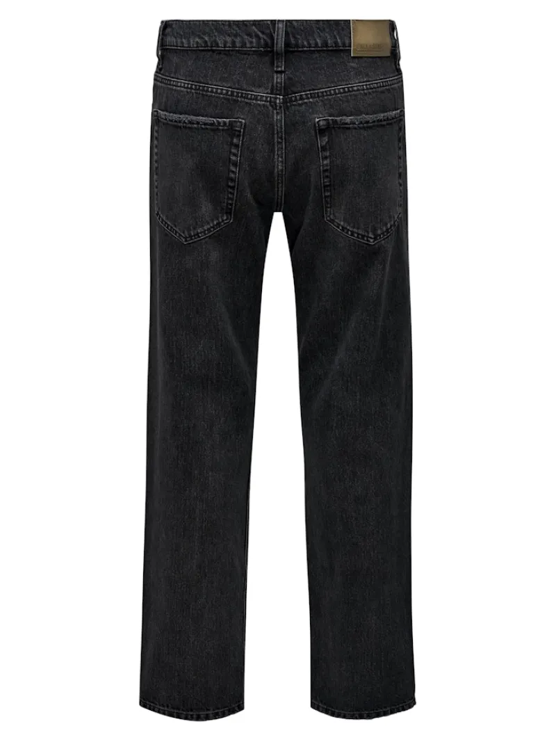 Only & Sons Jeans|Big Boys*ONSEDGE STRAIGHT BLACK 6985 TAI DNM NOOS Black Denim