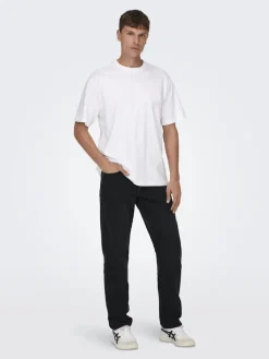 Only & Sons Jeans|Big Boys*ONSEDGE STRAIGHT BLACK 6985 TAI DNM NOOS Black Denim